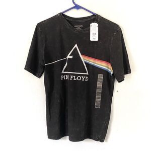 Pink Floyd T Shirt Youth XL 14-16 Womens Small Dark Side Of The Moon Black NEW